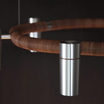 ONE A_Xcurve_silver_tan leather